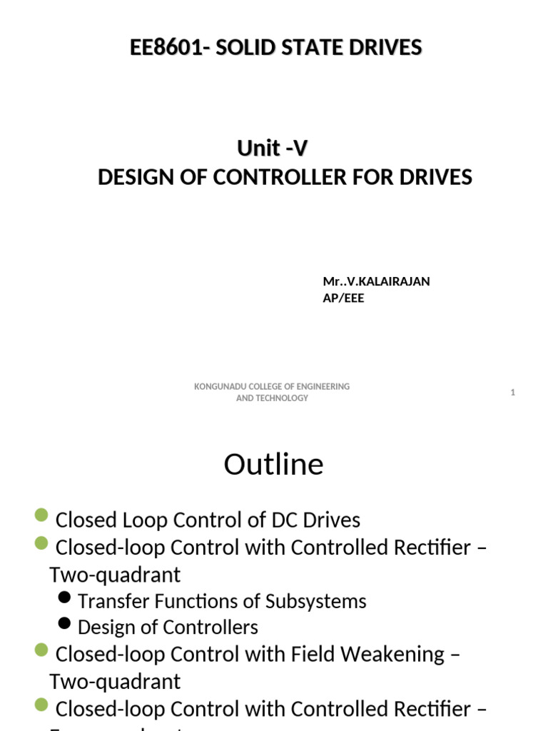 Controller Design for DC Drives | PDF | Electric Motor | Rectifier