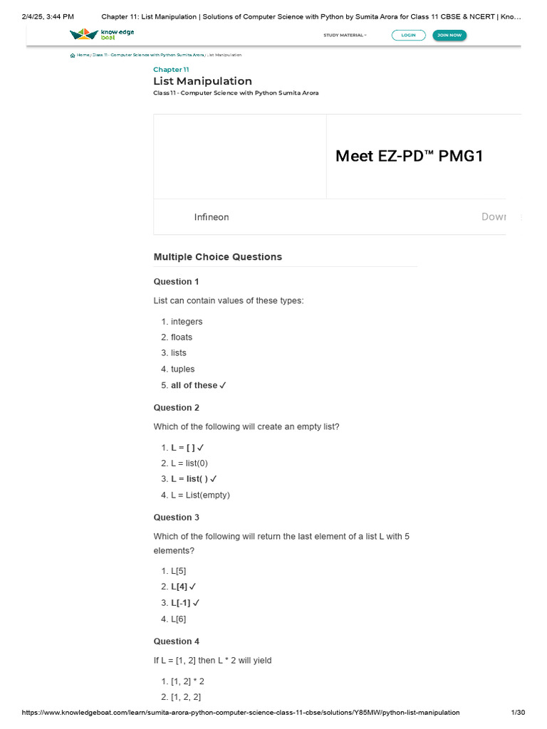 Chapter 11_ List Manipulation _ Solutions of Computer Science with ...