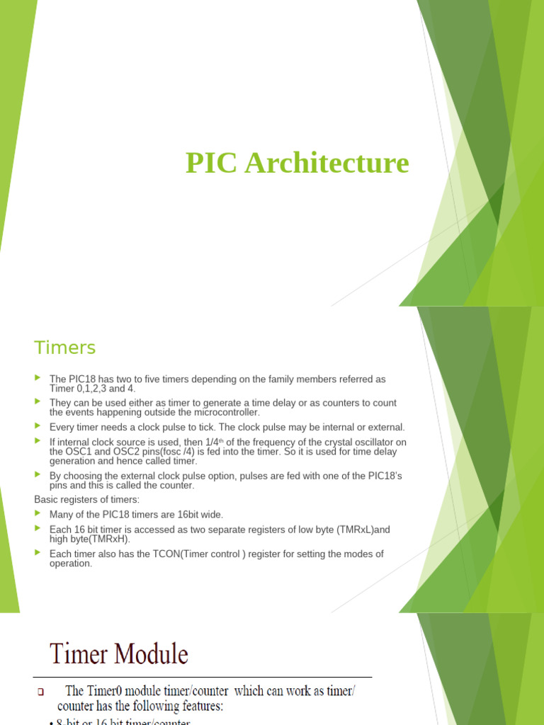 PIC18 Timer Programming Guide | PDF | Analog To Digital Converter ...