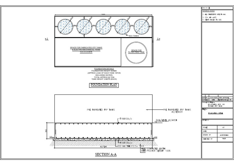 MS TANK DRAWING | PDF