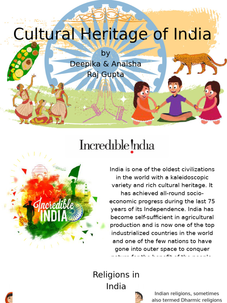 Rich Cultural Heritage of India | PDF | Indian Religions | Indian Cuisine
