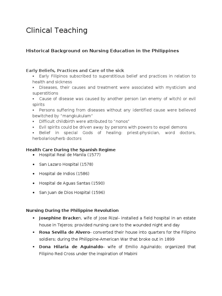 Clinical Teaching Health Sciences Wellness