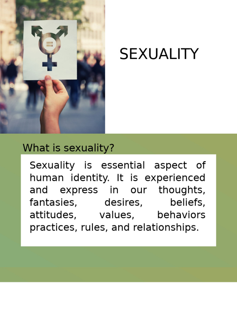 Understanding Sexuality: Dimensions & Orientations | PDF | Human ...