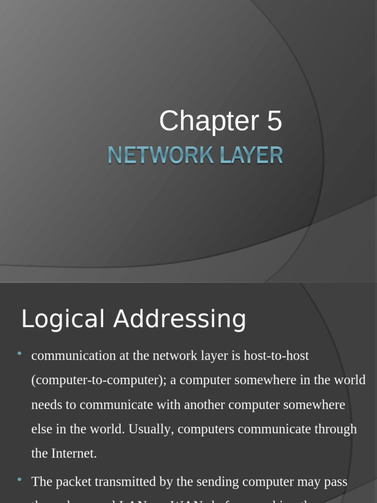 Chapter 5 CS | PDF | I Pv6 | Internet Protocols