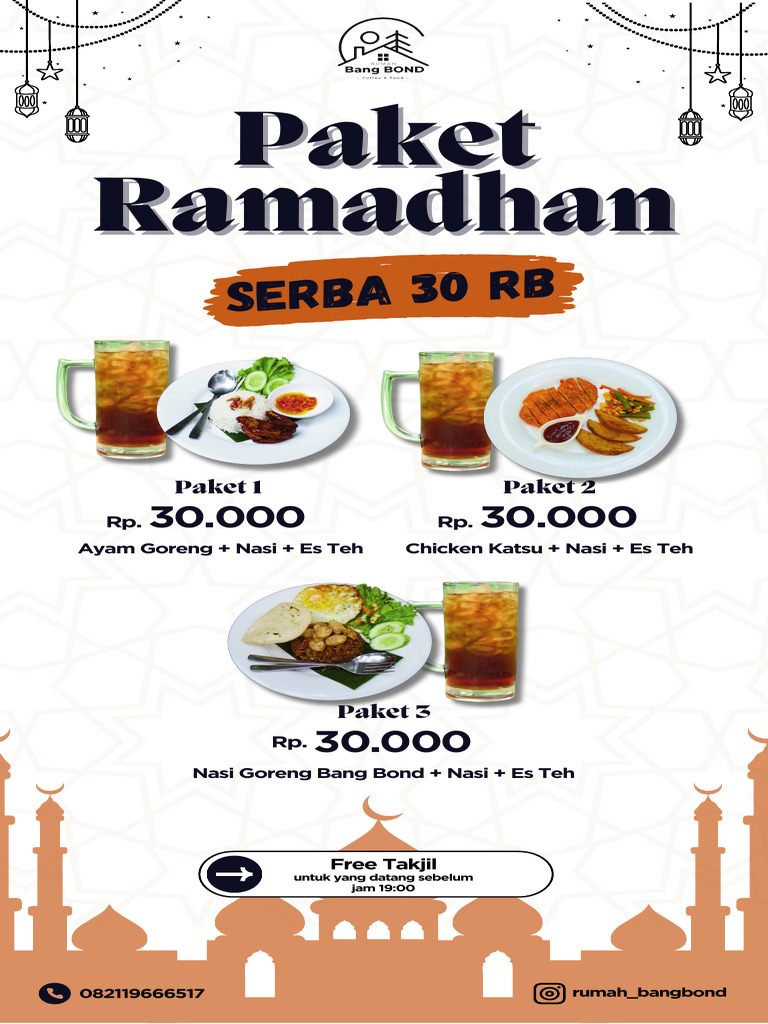 Menu Paket Ramadhan 30 Ribuan | PDF