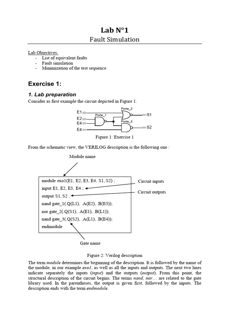 Lab 1 Pdf Computer Engineering