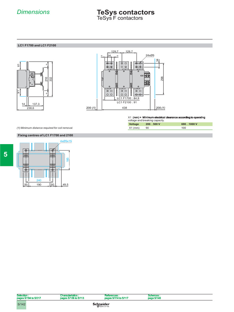TeSys Contactor Selection Guide | PDF | Electrical Equipment ...
