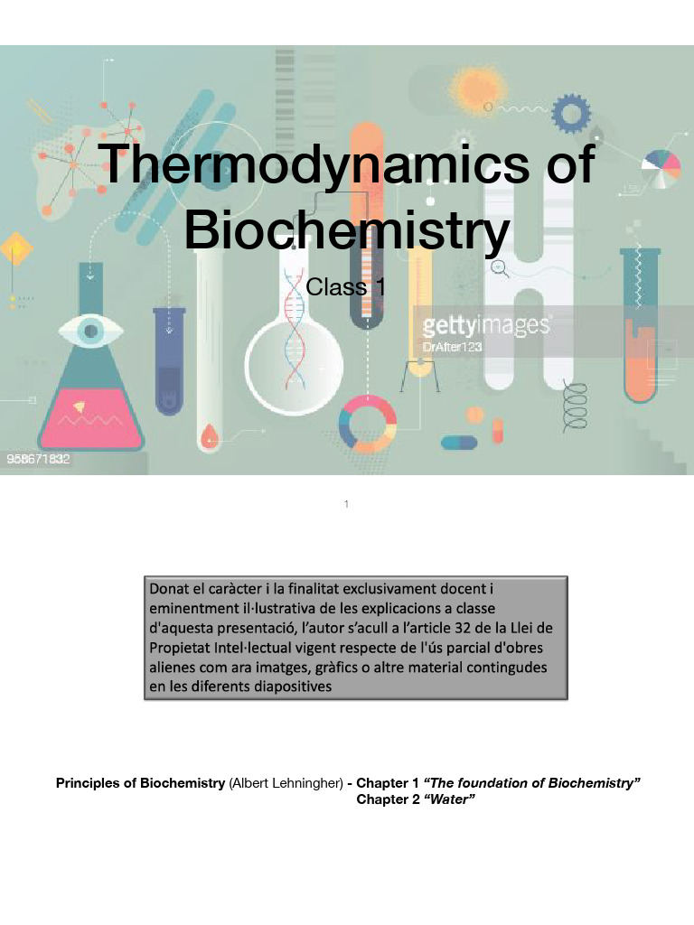 BQClass 1 - Thermodynamics of Biochemistry | PDF | Biology | Adenosine ...