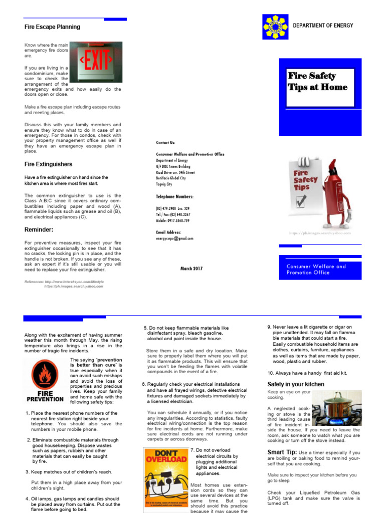 Essential Fire Escape Planning Tips | PDF | Fires | Liquefied Petroleum Gas