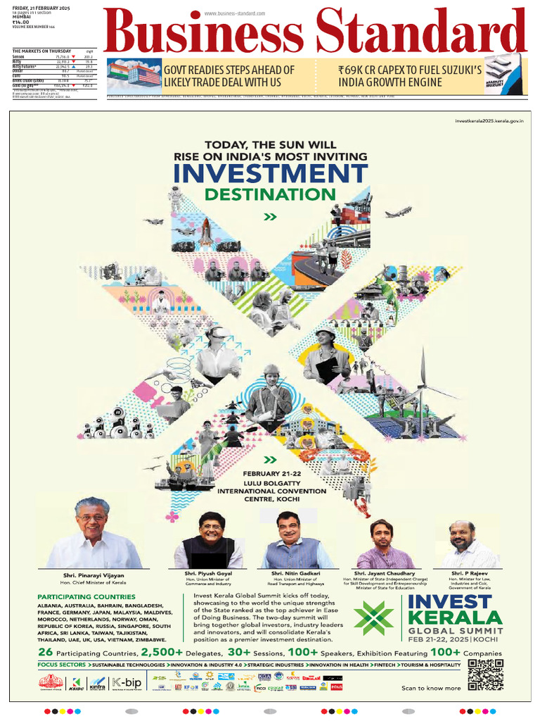 Business Standard TP - Mumbai - 20250221 | PDF | Electronic Voting ...