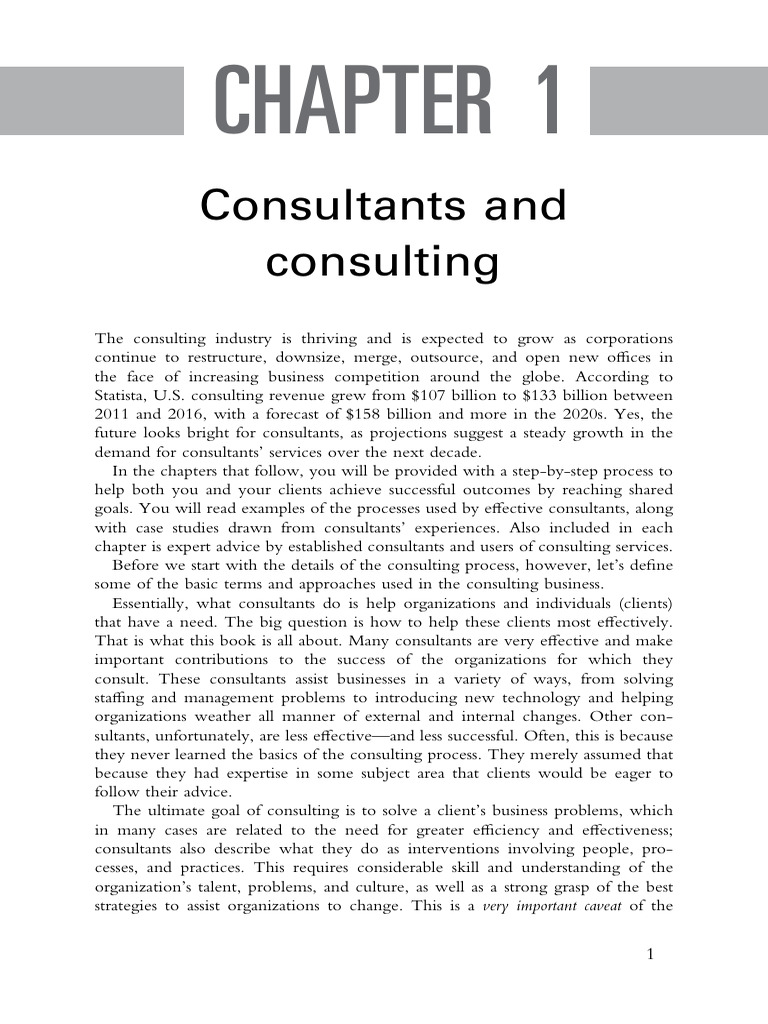 Understanding the Consulting Process | PDF | Consultant | Expert