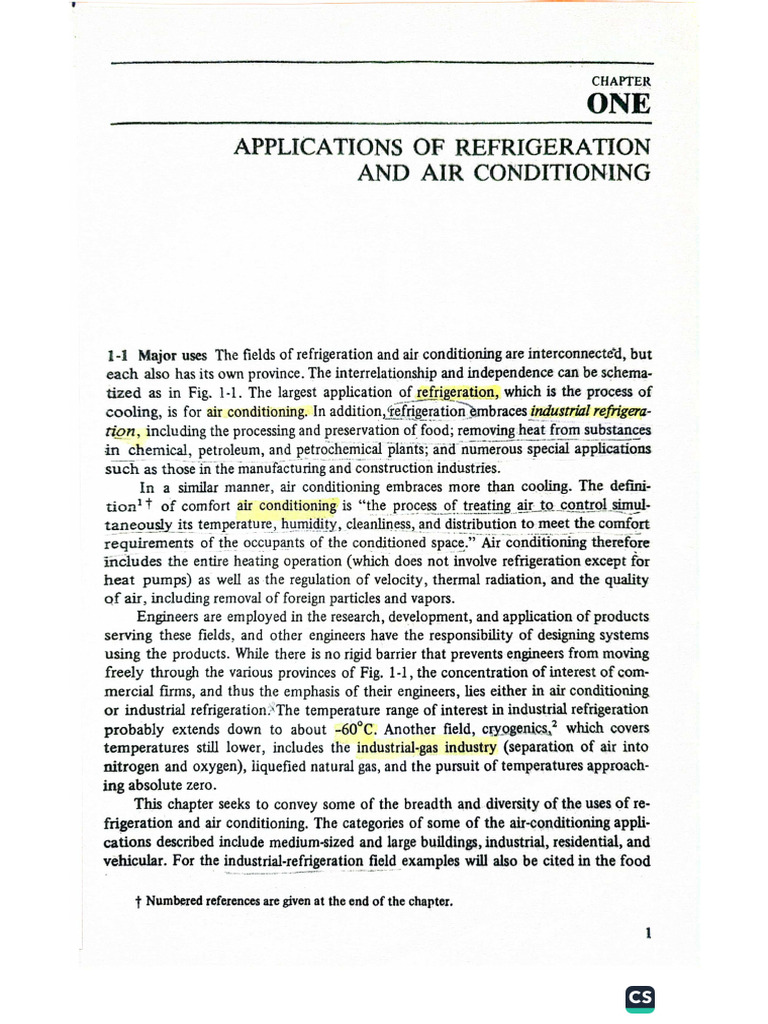 Refrigeration Chapter 1 Pdf