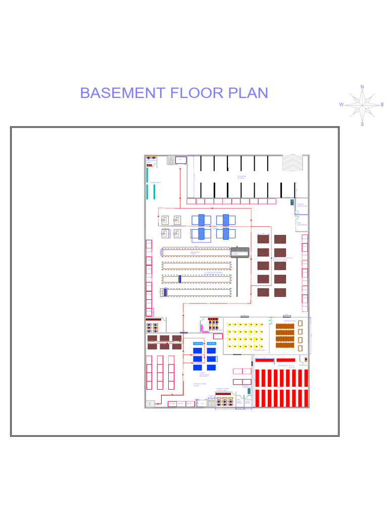 Autocad Plantlayout Basement Final 1 1-Model | PDF