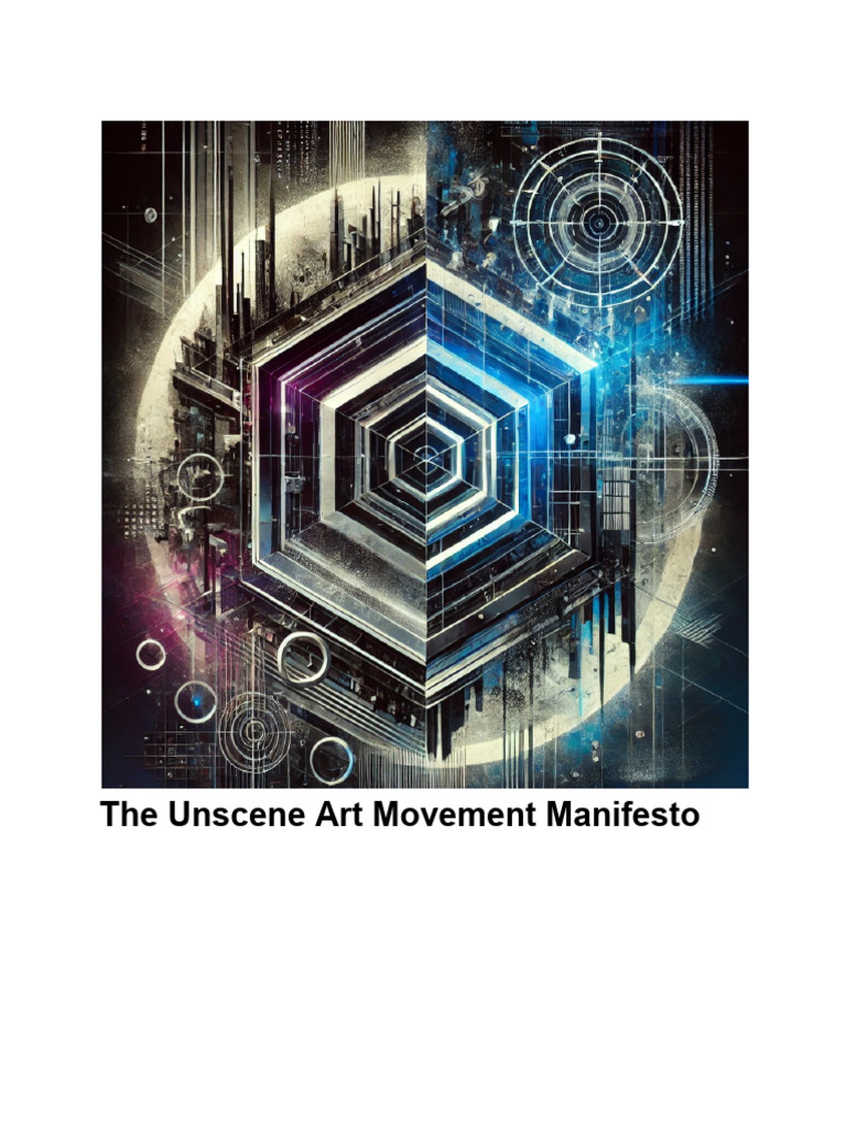 Unscene Art Movement Manifesto | PDF | Aesthetics | Cognitive Science
