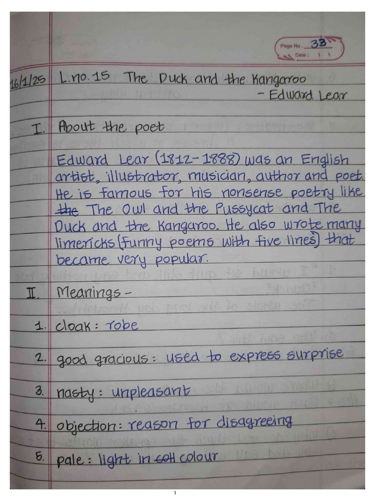 Eng, L.15 - Notes.1737967443 | PDF