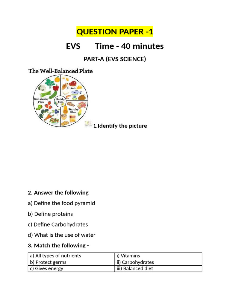 Evs 1 | PDF