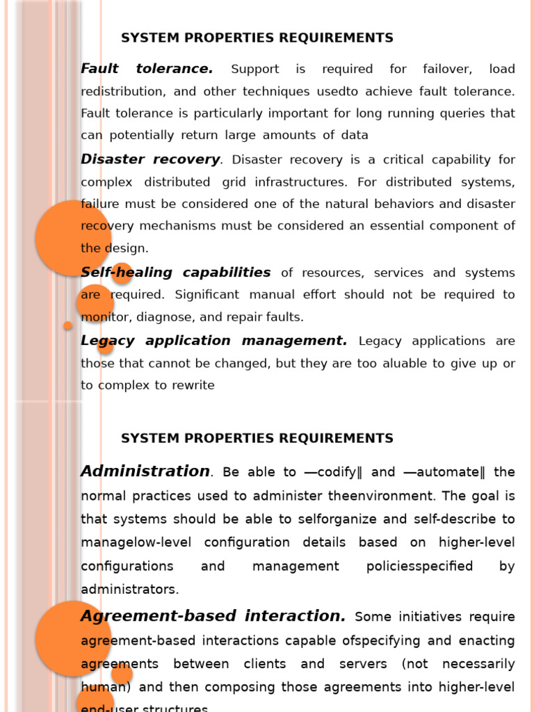 UNIT -II System Properties Requirements | PDF | Grid Computing | Web ...