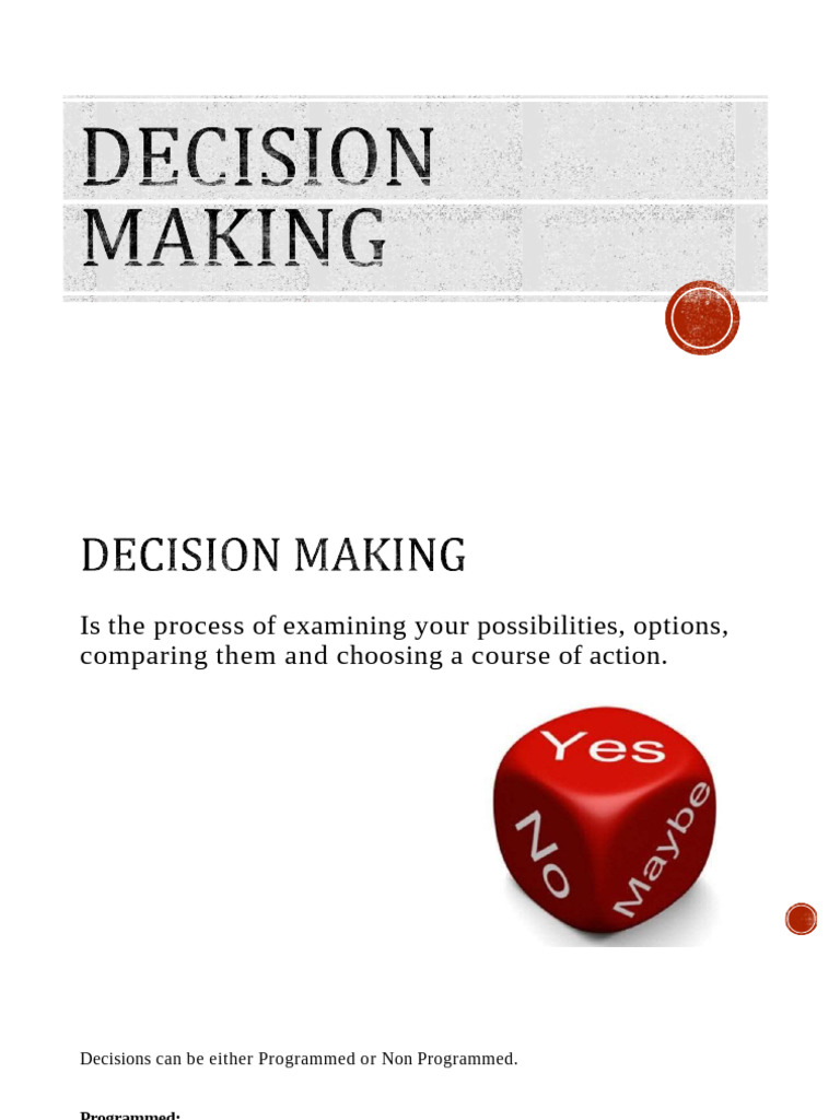 Understanding Decision-Making Processes | PDF | Consensus Decision ...