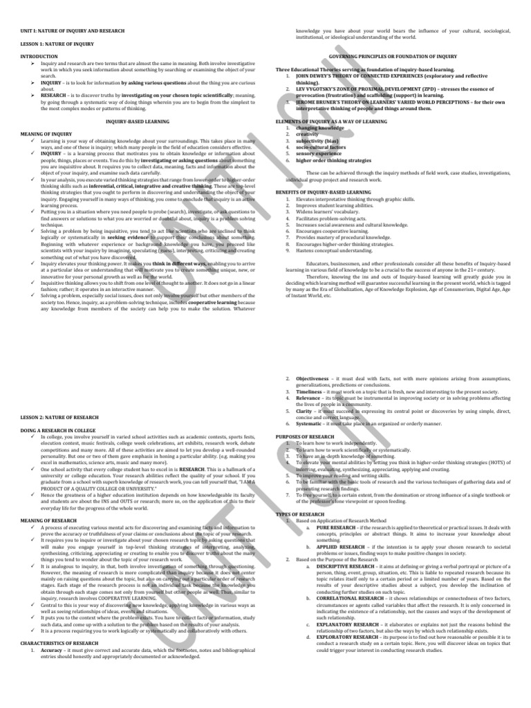 Understanding Inquiry-Based Learning | PDF | Qualitative Research ...