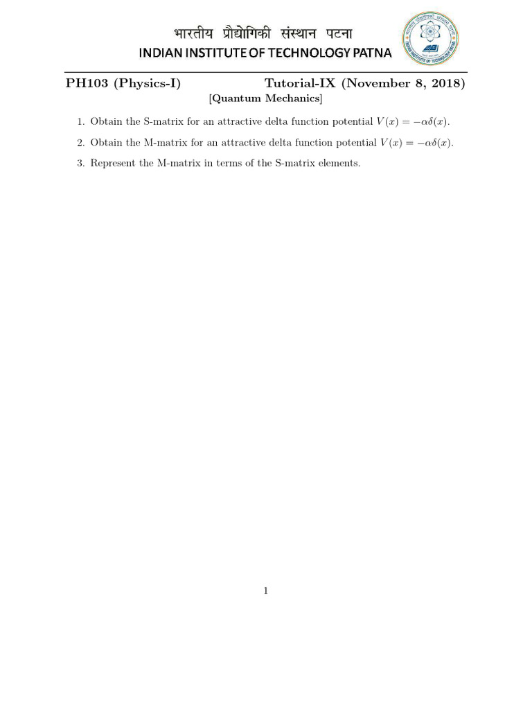Tut 9 | PDF
