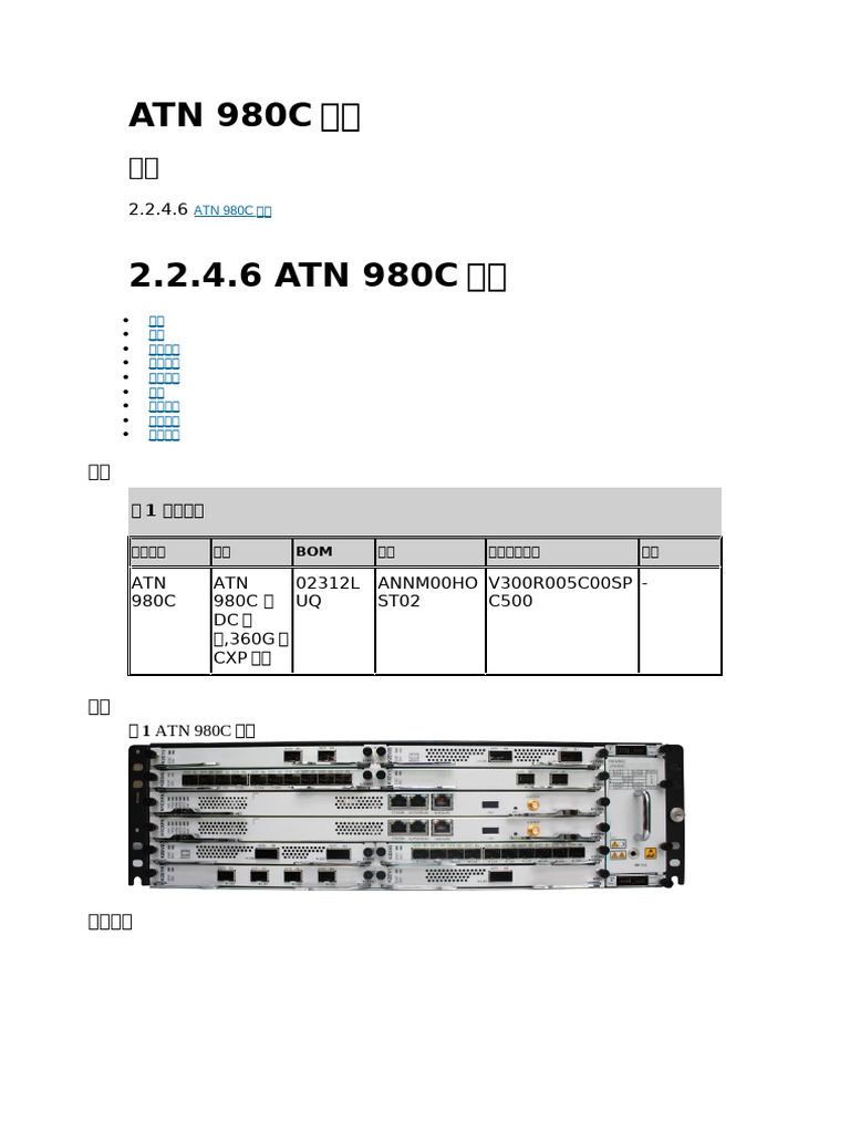 ATN980C介绍 | PDF