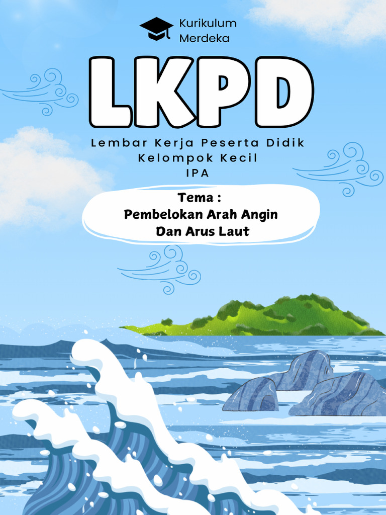 Hijau Dan Biru Ilustrasi Sampul LKPD Sekolah Dokumen A4 PDF | PDF