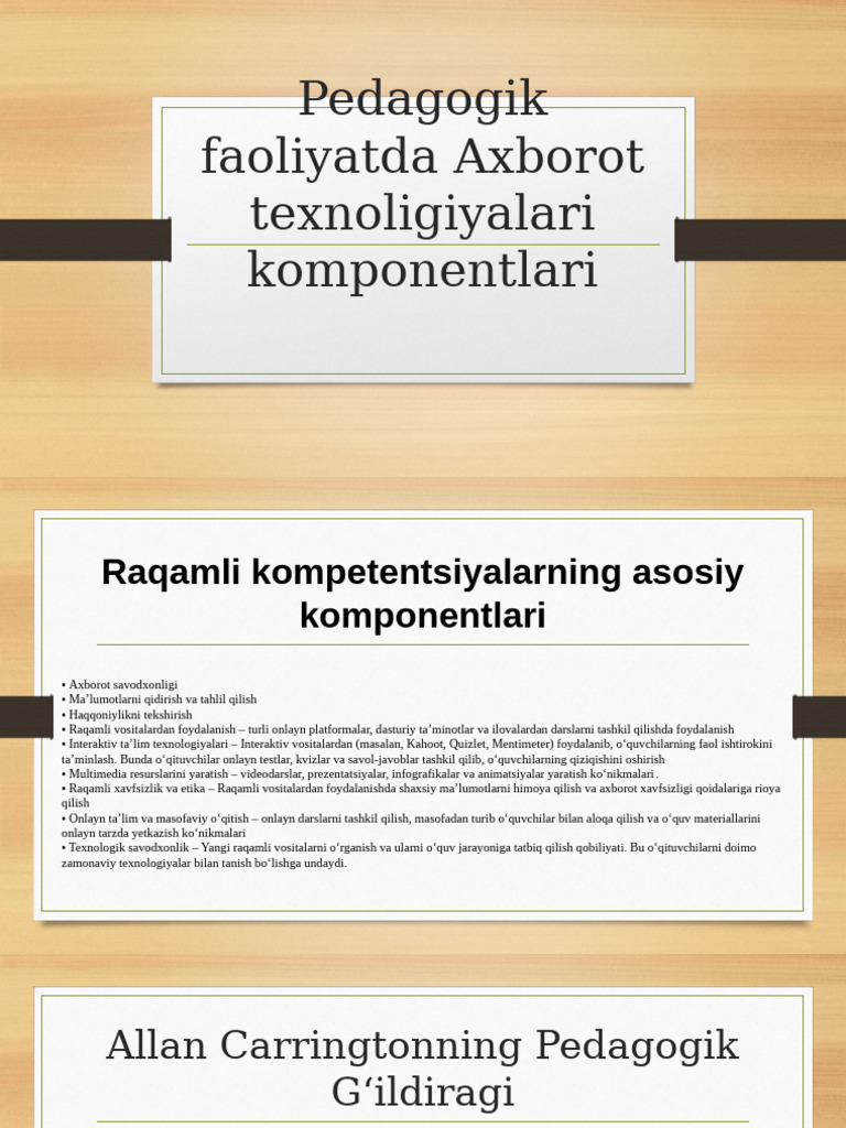 Taqdimot | PDF