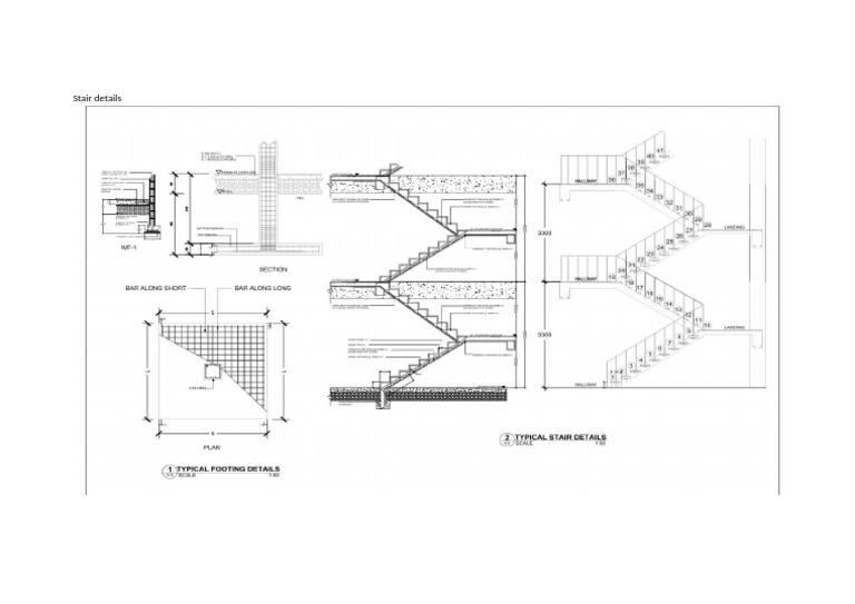 Comprehensive Stair Design Details | PDF