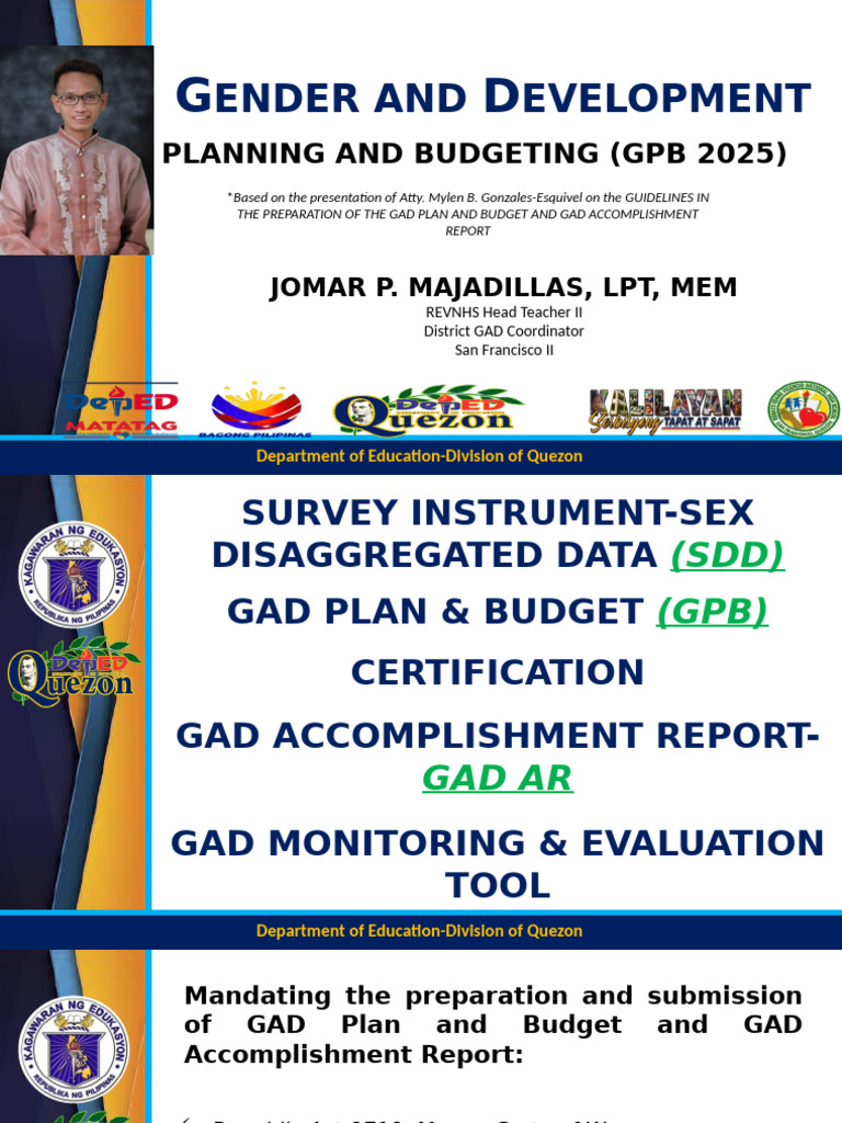 GAD Plan and Budget Guidelines 2025 | PDF