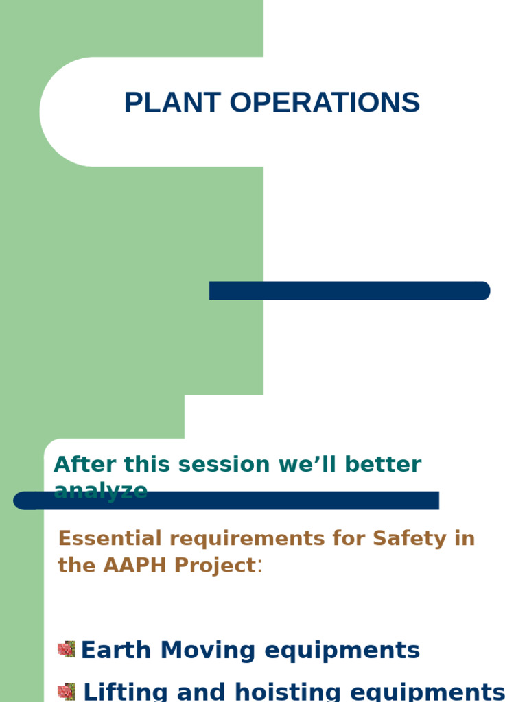 AAPH Project Safety Guidelines | PDF | Crane (Machine) | Heavy Equipment