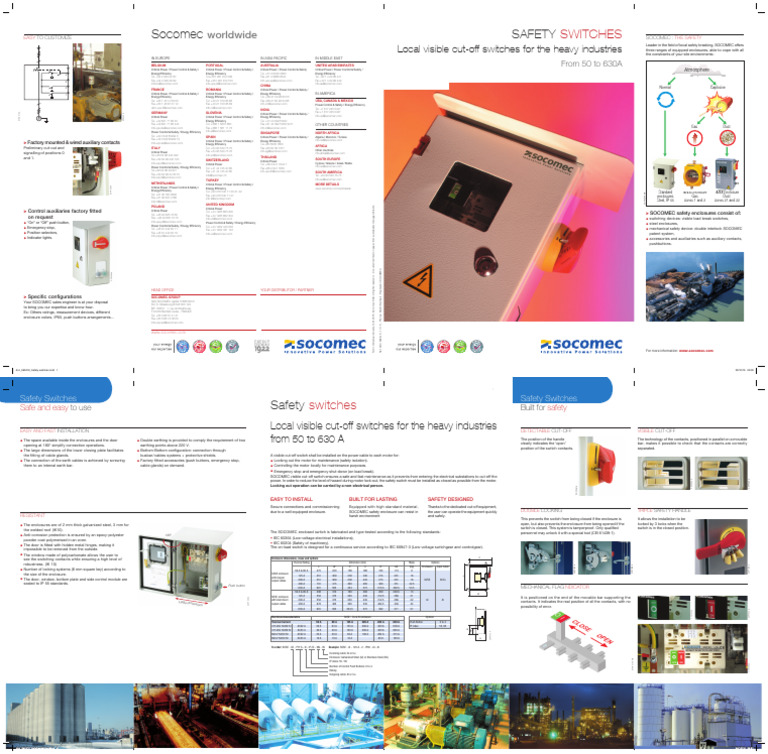 Safety-Switches Brochure 2016-10 Doc690418 en | PDF | Switch ...