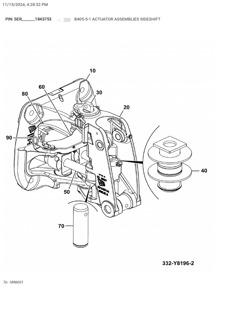 Actuator Assy. Sideshift | PDF