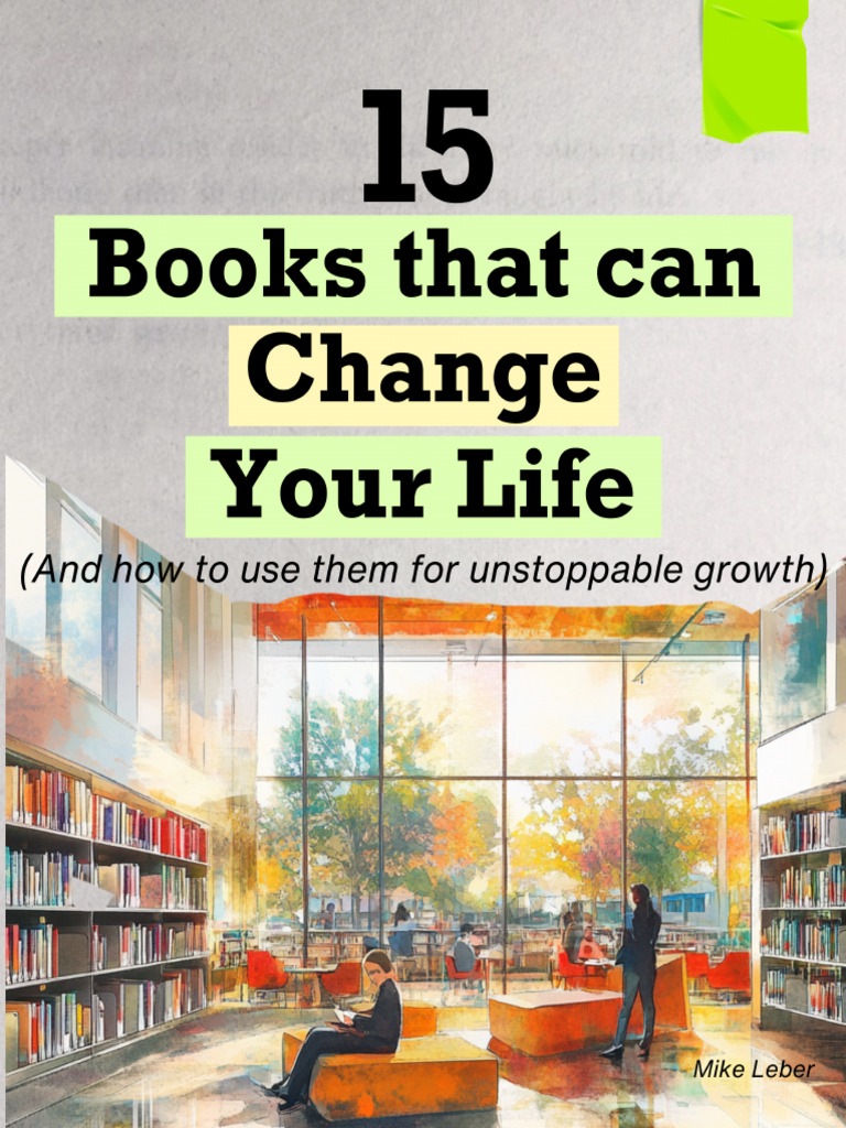 15 Books That Can Change Your Life Pdf Pdf