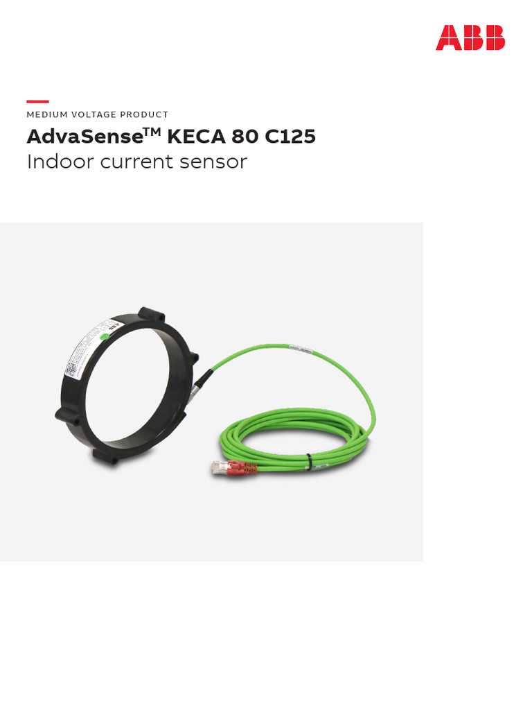 KECA 80 C125 1VLC000740 Rev.1, en | PDF | Transformer | Sensor