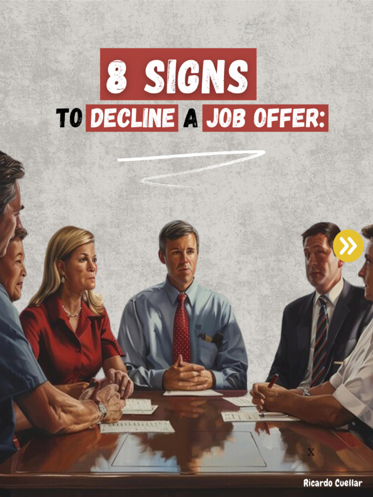 8 Signs To Decline A Job Offer | PDF