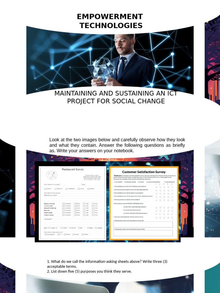 Feedback Forms for ICT Project Evaluation | PDF