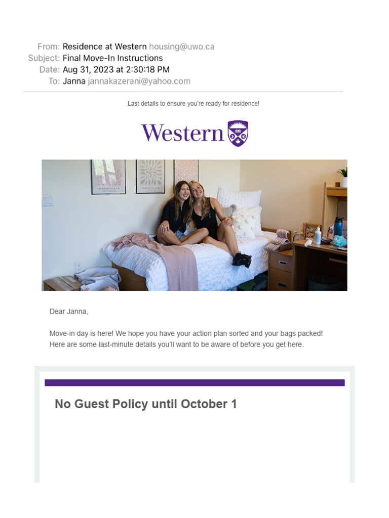 Essential Move-In Day Tips for Residents | PDF | Transport