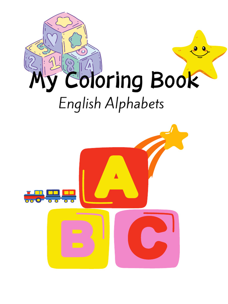 Alphabet A To Z Coloring Worksheet Set | PDF | Edible Fruits | Fruit