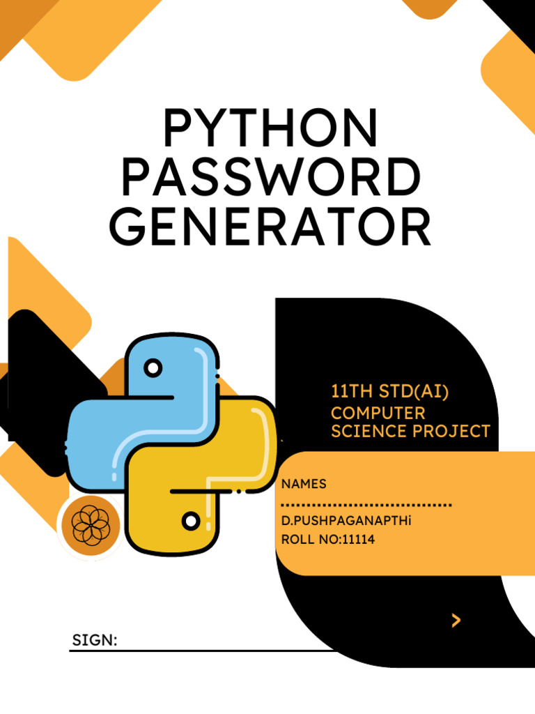 Python Password Generator Project | PDF
