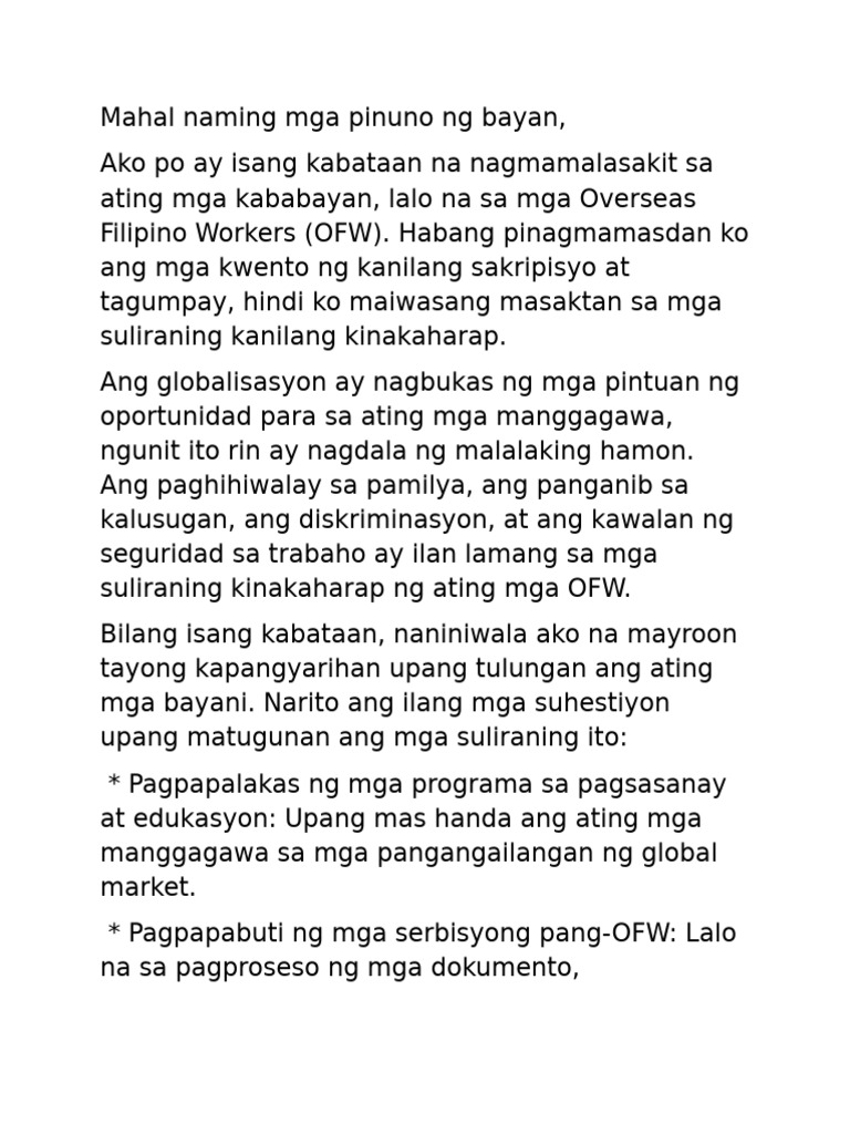 OFW | PDF