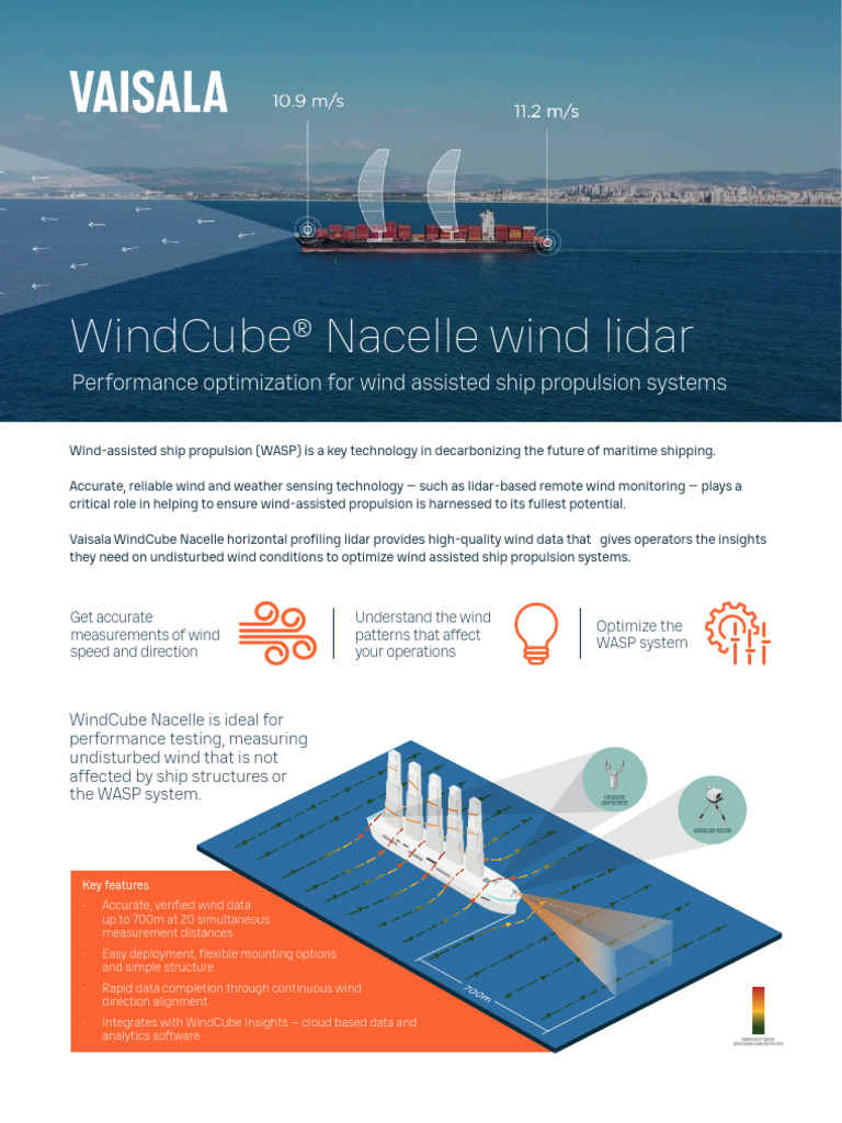 WEA MAR Brochure WindCube Nacelle B212712EN 2 | PDF | Wound | Lidar