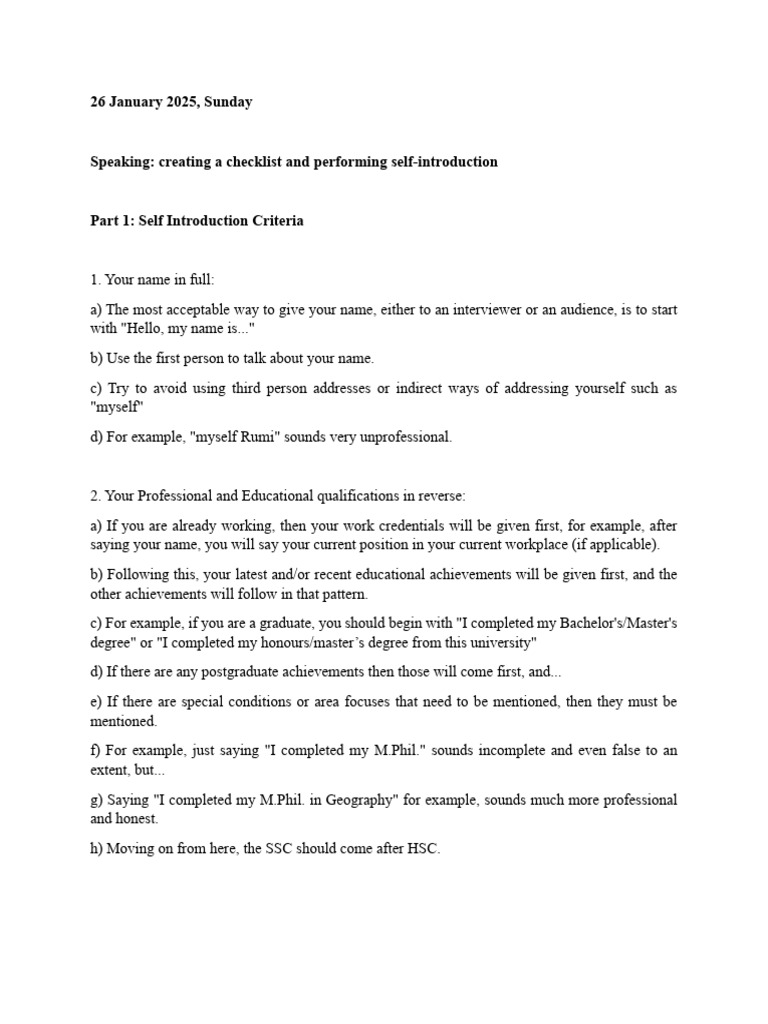 Class Notes 01 (HUM 1150-English) | PDF