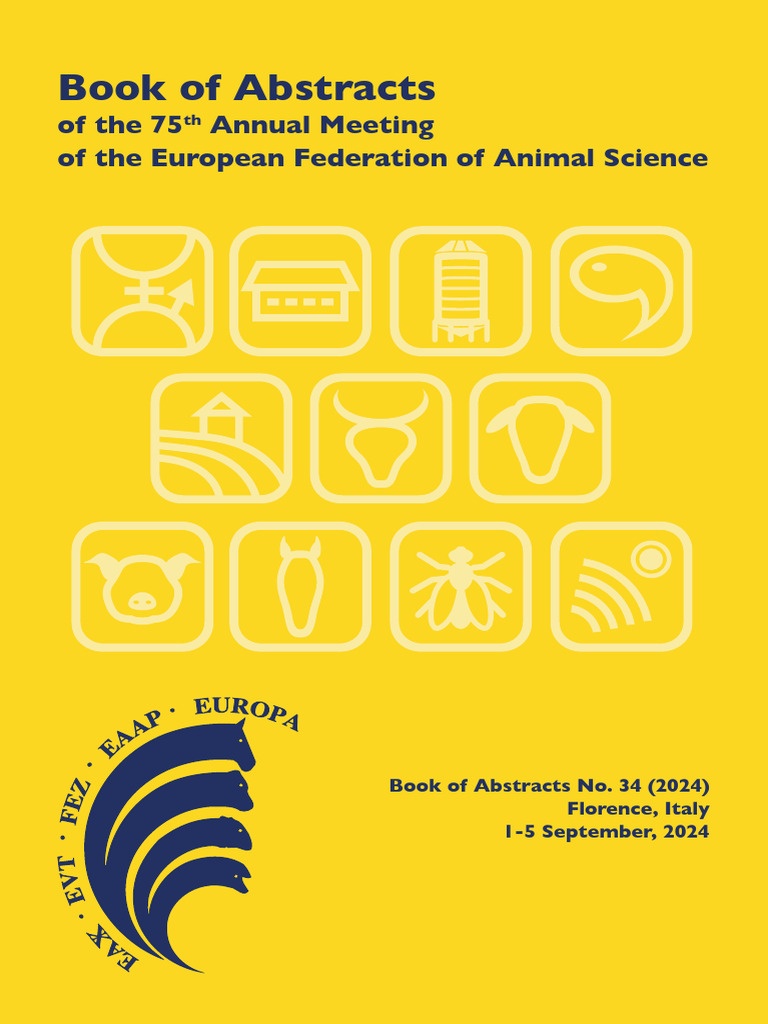 2024 Florence EAAP Book Abstracts | PDF | Antioxidant | Oxidative Stress