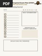 Daily Target Tracker | PDF