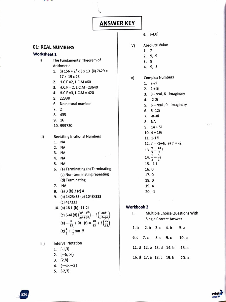 Maths INFI Solutions | PDF | Mathematical Objects | Mathematics