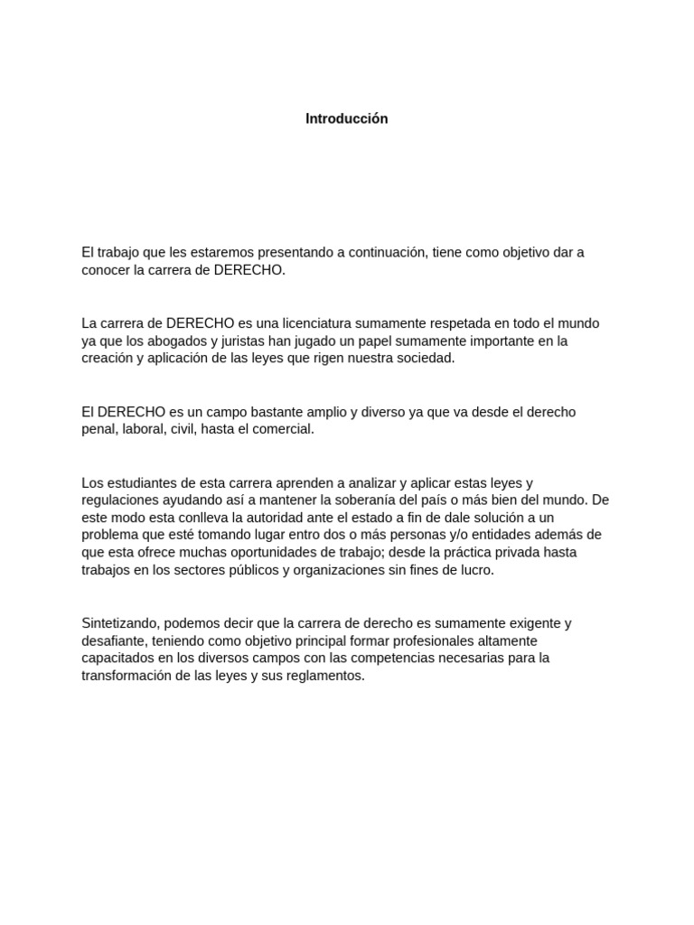 Introducción a la Carrera de Derecho | PDF | Justicia | Crimen y violencia