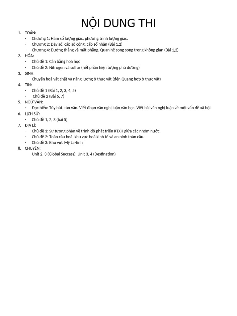 N I Dung Thi | PDF