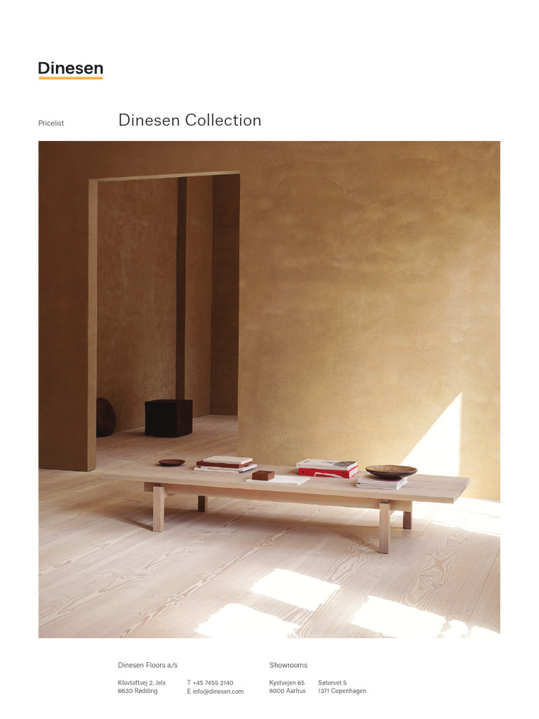 Dinesen Collection Price List | PDF | Decorative Arts | Furniture