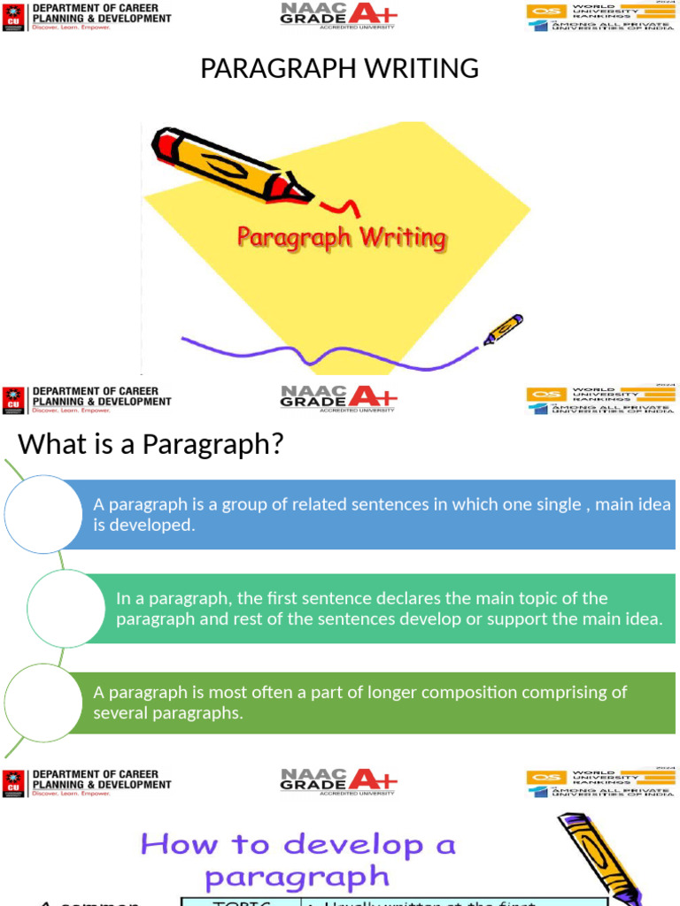 Understanding Paragraph Structure and Types | PDF