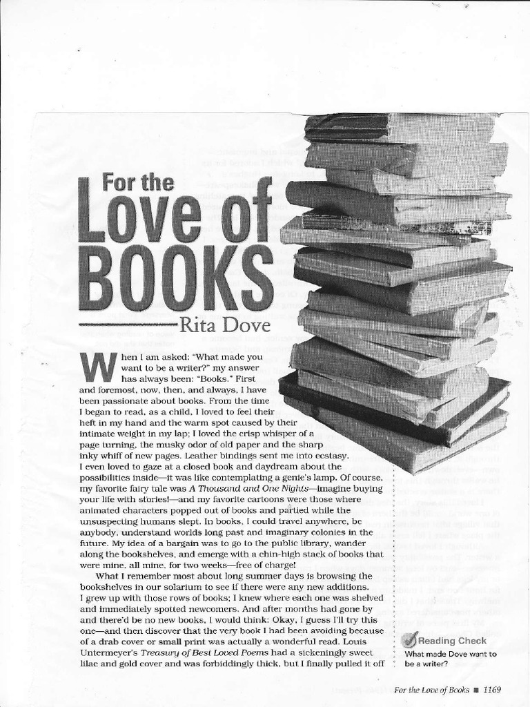 For The Love of Books PDF Poetry